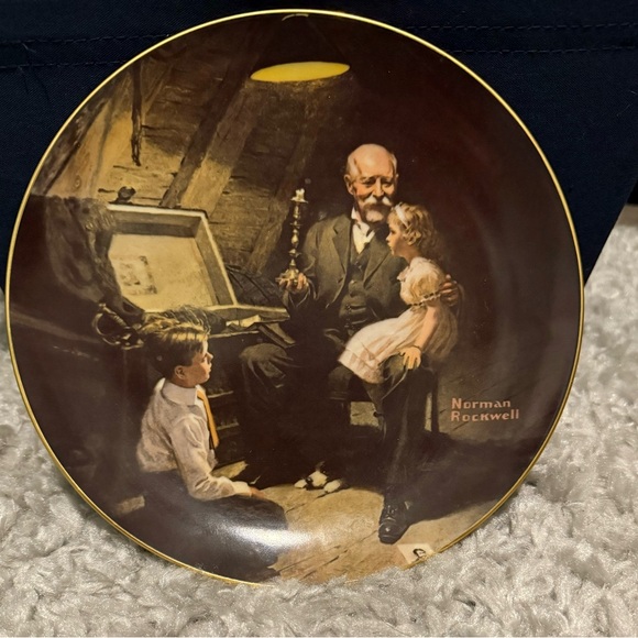 Norman Rockwell Plate - Picture 1 of 2